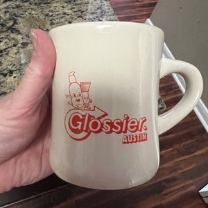 Glossier Austin coffee mug